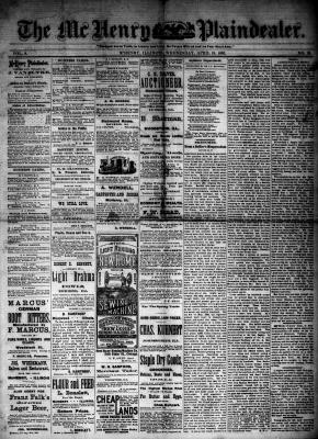 McHenry Plaindealer (McHenry, IL), 18 Apr 1883