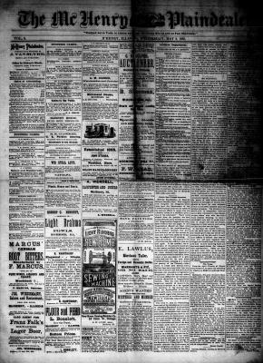 McHenry Plaindealer (McHenry, IL), 2 May 1883