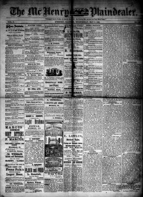 McHenry Plaindealer (McHenry, IL), 9 May 1883