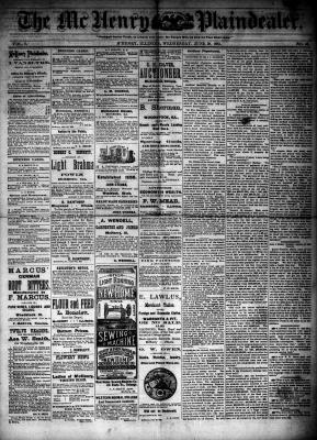 McHenry Plaindealer (McHenry, IL), 20 Jun 1883