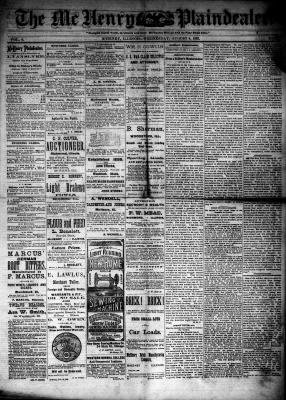 McHenry Plaindealer (McHenry, IL), 8 Aug 1883