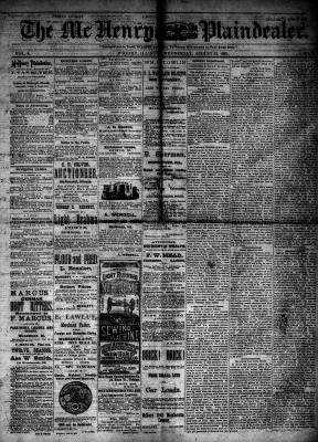 McHenry Plaindealer (McHenry, IL), 22 Aug 1883