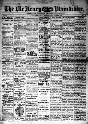 McHenry Plaindealer (McHenry, IL), 28 Nov 1883