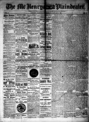 McHenry Plaindealer (McHenry, IL), 9 Jan 1884