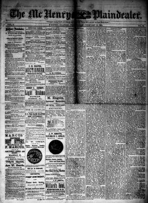 McHenry Plaindealer (McHenry, IL), 13 Feb 1884