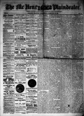 McHenry Plaindealer (McHenry, IL), 20 Feb 1884