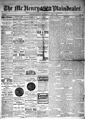 McHenry Plaindealer (McHenry, IL), 2 Apr 1884