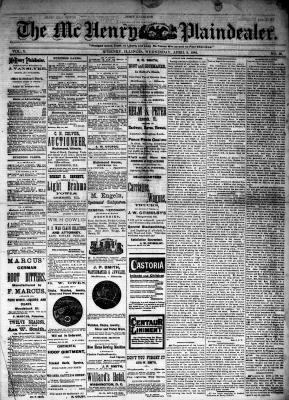 McHenry Plaindealer (McHenry, IL), 9 Apr 1884