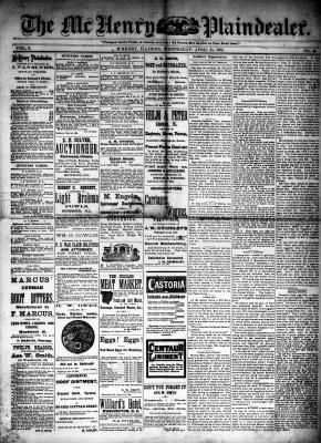 McHenry Plaindealer (McHenry, IL), 23 Apr 1884