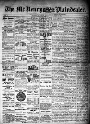 McHenry Plaindealer (McHenry, IL), 30 Apr 1884