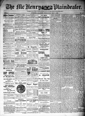 McHenry Plaindealer (McHenry, IL), 7 May 1884