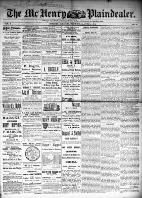 McHenry Plaindealer (McHenry, IL), 4 Jun 1884