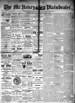 McHenry Plaindealer (McHenry, IL), 11 Jun 1884