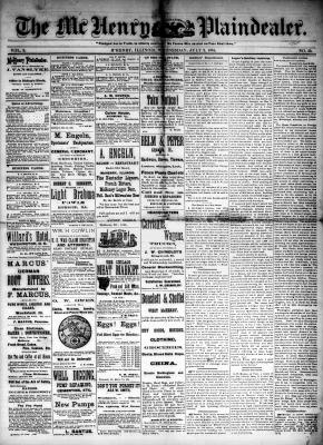 McHenry Plaindealer (McHenry, IL), 2 Jul 1884