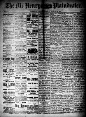 McHenry Plaindealer (McHenry, IL), 28 Jan 1885