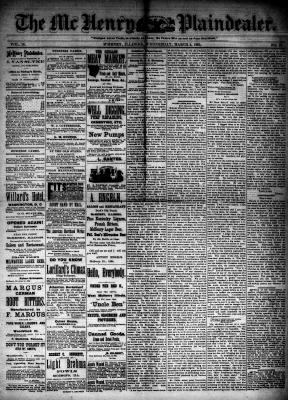 McHenry Plaindealer (McHenry, IL), 4 Mar 1885