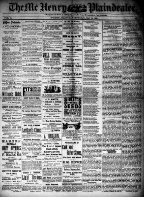 McHenry Plaindealer (McHenry, IL), 20 May 1885