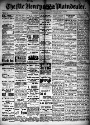 McHenry Plaindealer (McHenry, IL), 27 May 1885