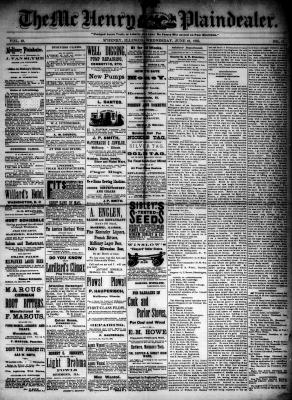 McHenry Plaindealer (McHenry, IL), 10 Jun 1885