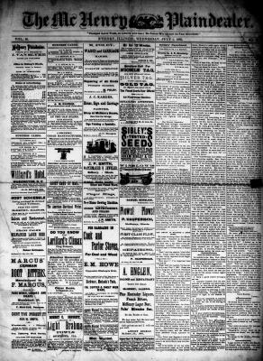 McHenry Plaindealer (McHenry, IL), 1 Jul 1885