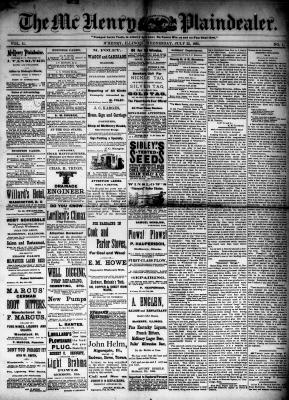 McHenry Plaindealer (McHenry, IL), 22 Jul 1885