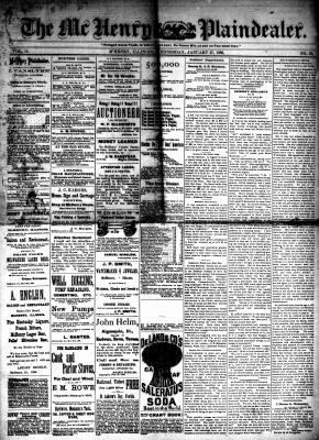 McHenry Plaindealer (McHenry, IL), 27 Jan 1886