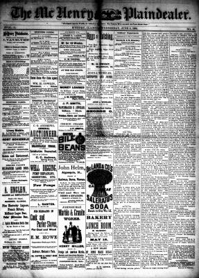 McHenry Plaindealer (McHenry, IL), 2 Jun 1886