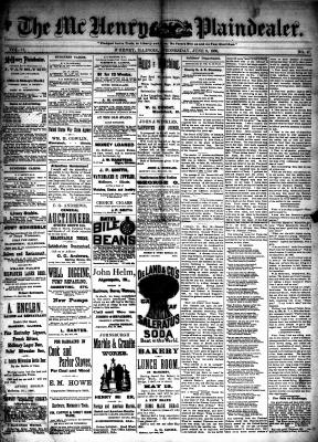 McHenry Plaindealer (McHenry, IL), 9 Jun 1886