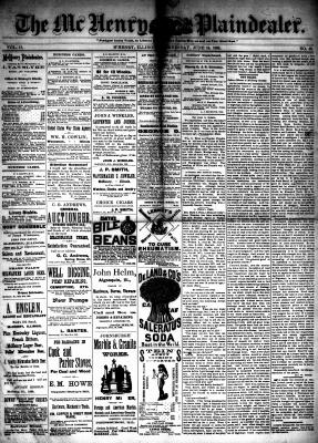 McHenry Plaindealer (McHenry, IL), 16 Jun 1886