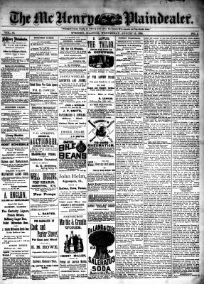 McHenry Plaindealer (McHenry, IL), 18 Aug 1886