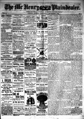 McHenry Plaindealer (McHenry, IL), 8 Sep 1886