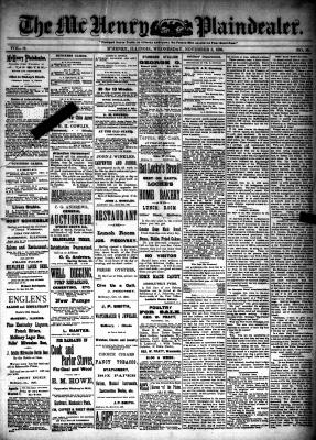 McHenry Plaindealer (McHenry, IL), 3 Nov 1886