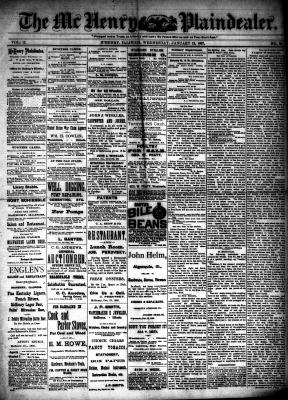 McHenry Plaindealer (McHenry, IL), 12 Jan 1887