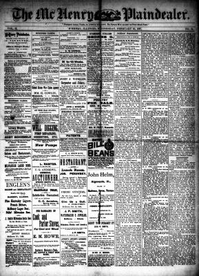 McHenry Plaindealer (McHenry, IL), 16 Feb 1887