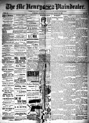 McHenry Plaindealer (McHenry, IL), 30 Mar 1887