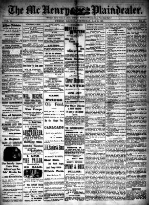 McHenry Plaindealer (McHenry, IL), 25 May 1887