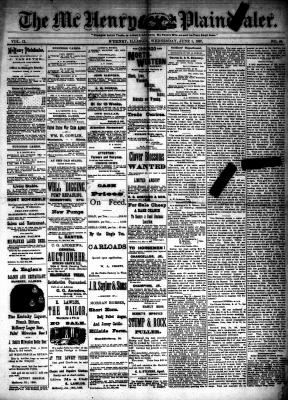 McHenry Plaindealer (McHenry, IL), 1 Jun 1887