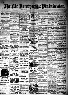 McHenry Plaindealer (McHenry, IL), 3 Aug 1887