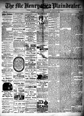 McHenry Plaindealer (McHenry, IL), 31 Aug 1887