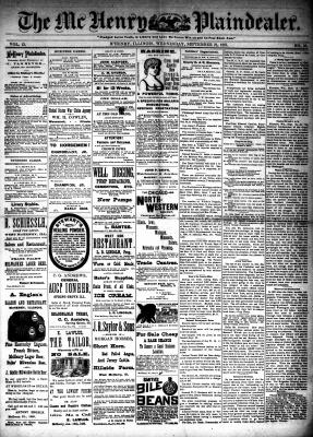 McHenry Plaindealer (McHenry, IL), 21 Sep 1887