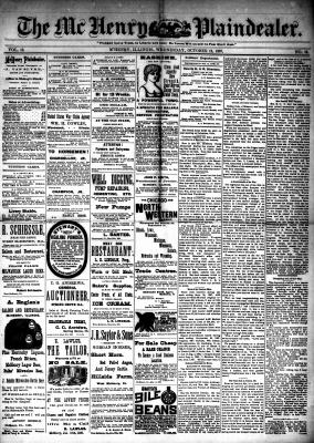 McHenry Plaindealer (McHenry, IL), 12 Oct 1887