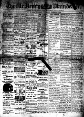 McHenry Plaindealer (McHenry, IL), 28 Dec 1887