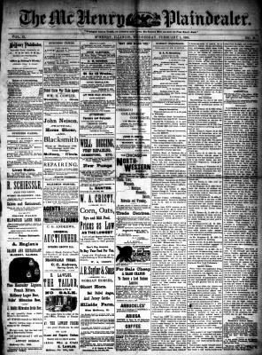 McHenry Plaindealer (McHenry, IL), 1 Feb 1888