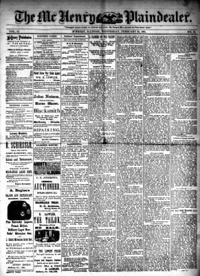 McHenry Plaindealer (McHenry, IL), 22 Feb 1888