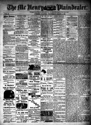 McHenry Plaindealer (McHenry, IL), 14 Mar 1888