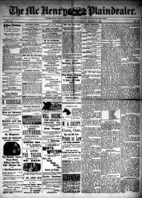 McHenry Plaindealer (McHenry, IL), 21 Mar 1888