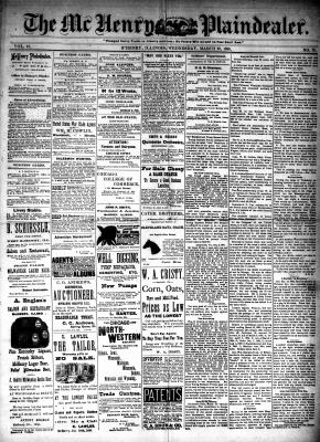 McHenry Plaindealer (McHenry, IL), 28 Mar 1888