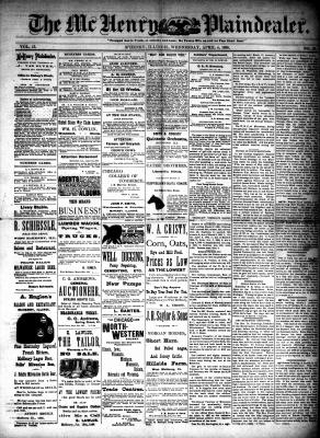 McHenry Plaindealer (McHenry, IL), 4 Apr 1888