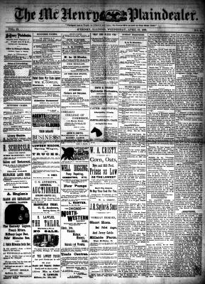 McHenry Plaindealer (McHenry, IL), 18 Apr 1888