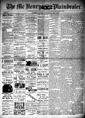 McHenry Plaindealer (McHenry, IL), 9 May 1888